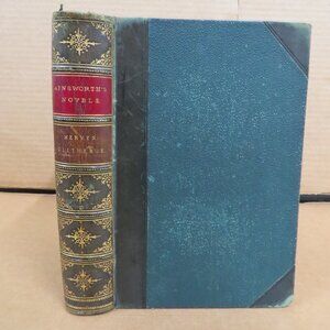 William Harrison Ainsworth Mervyn Clitheroe Printed London 1850s Antique Novel